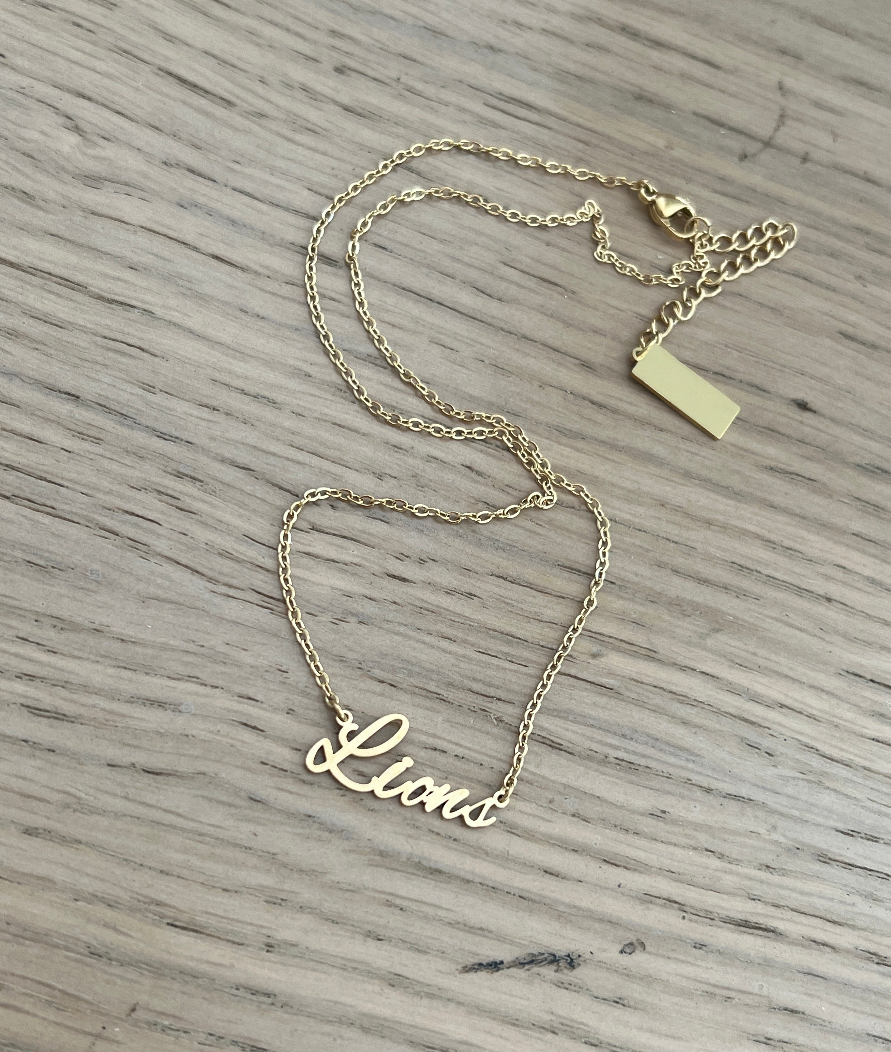 Lions Necklace- Go Lions Football Fans Lions GameDay Necklace Lions Spirit Wear Gift for Lions Fans