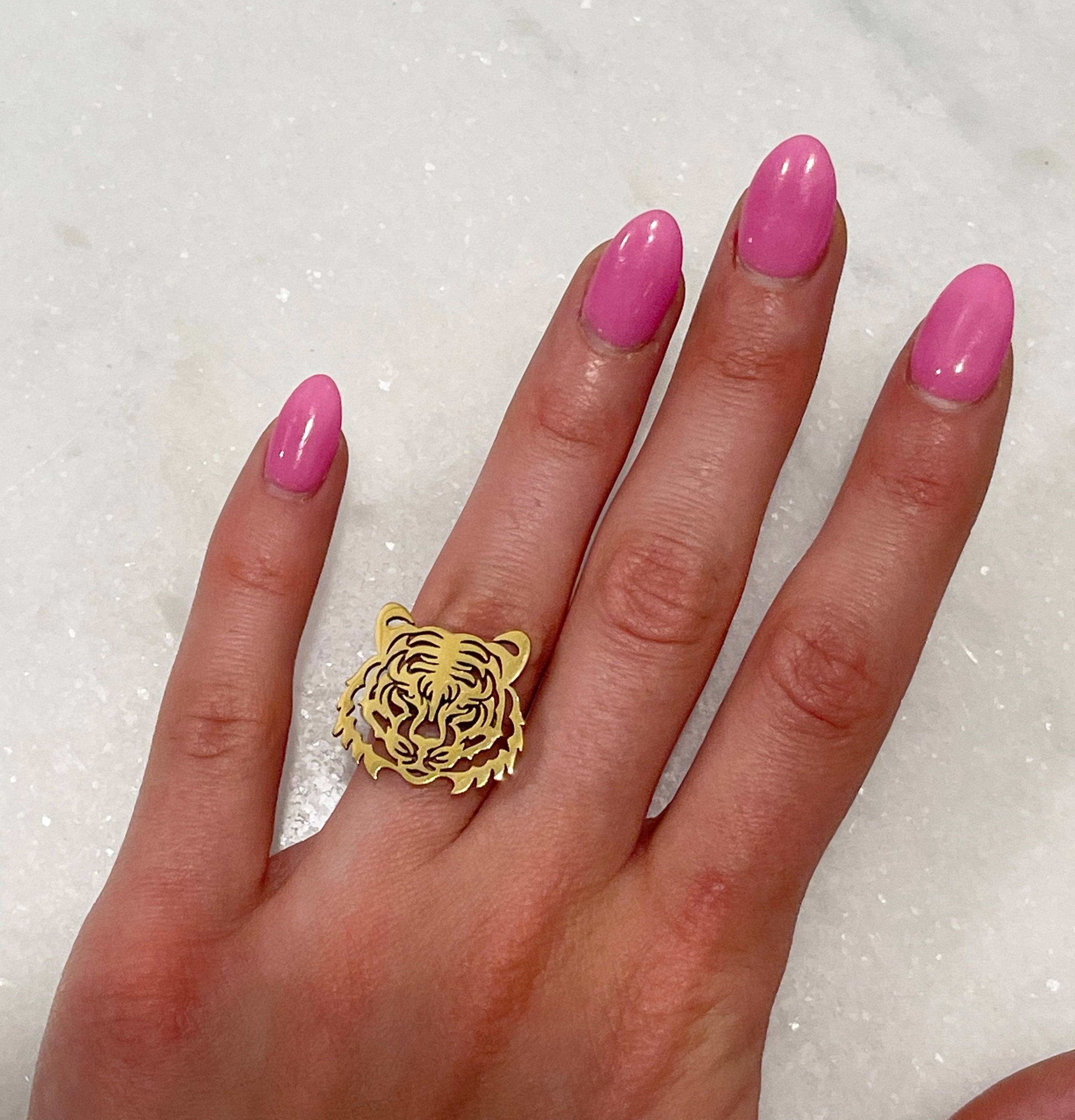 Cute Tiger Ring! Tiger STYLE! Go Tigers, Tiger Football, Tiger Baseball, Year of Tiger