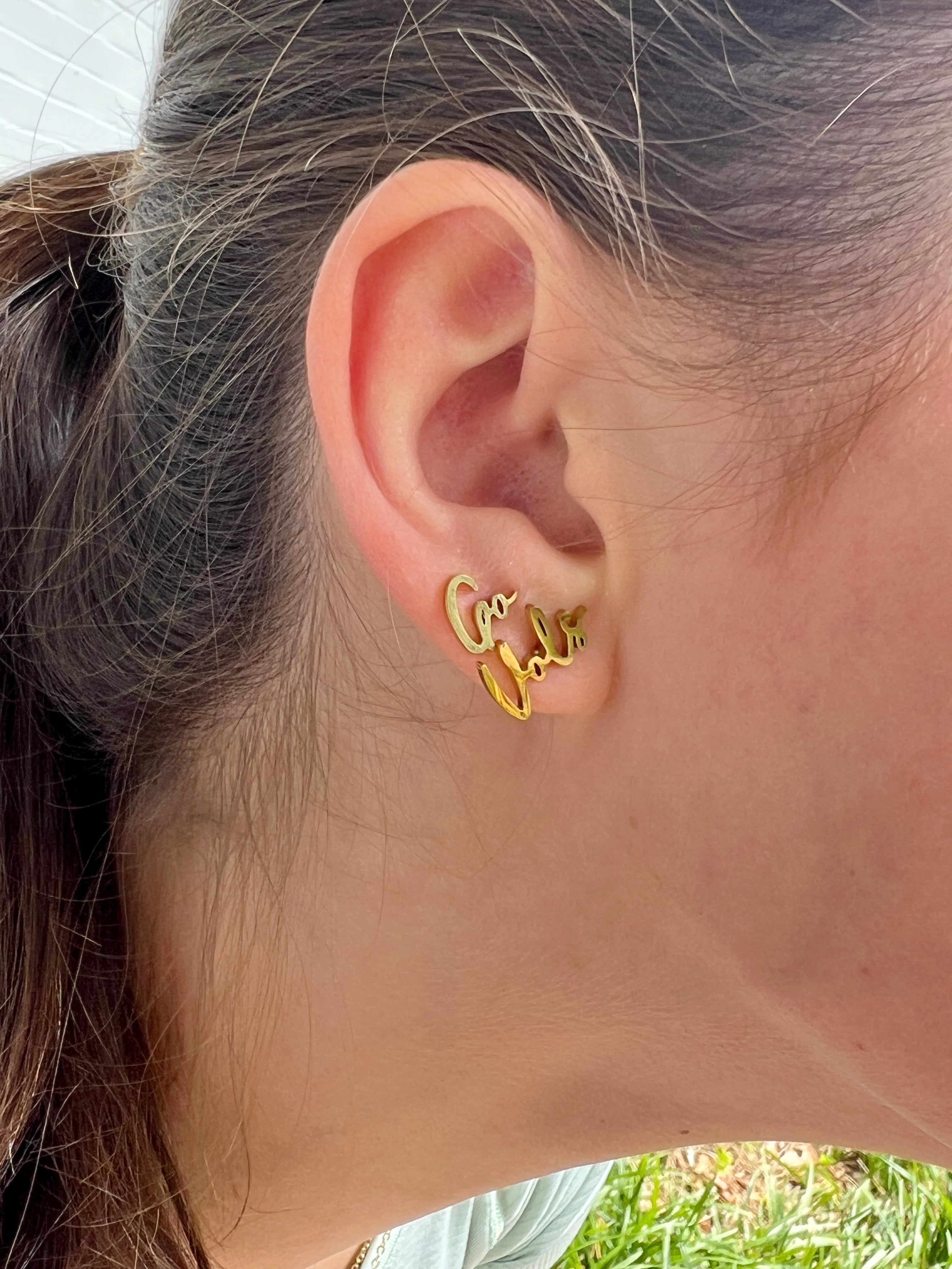 Go Vols University of Tennessee Knoxville Gift for Tennessee Fan Gameday Earrings Tennessee Volunteers Fan Tennessee Bound Hypoallergenic