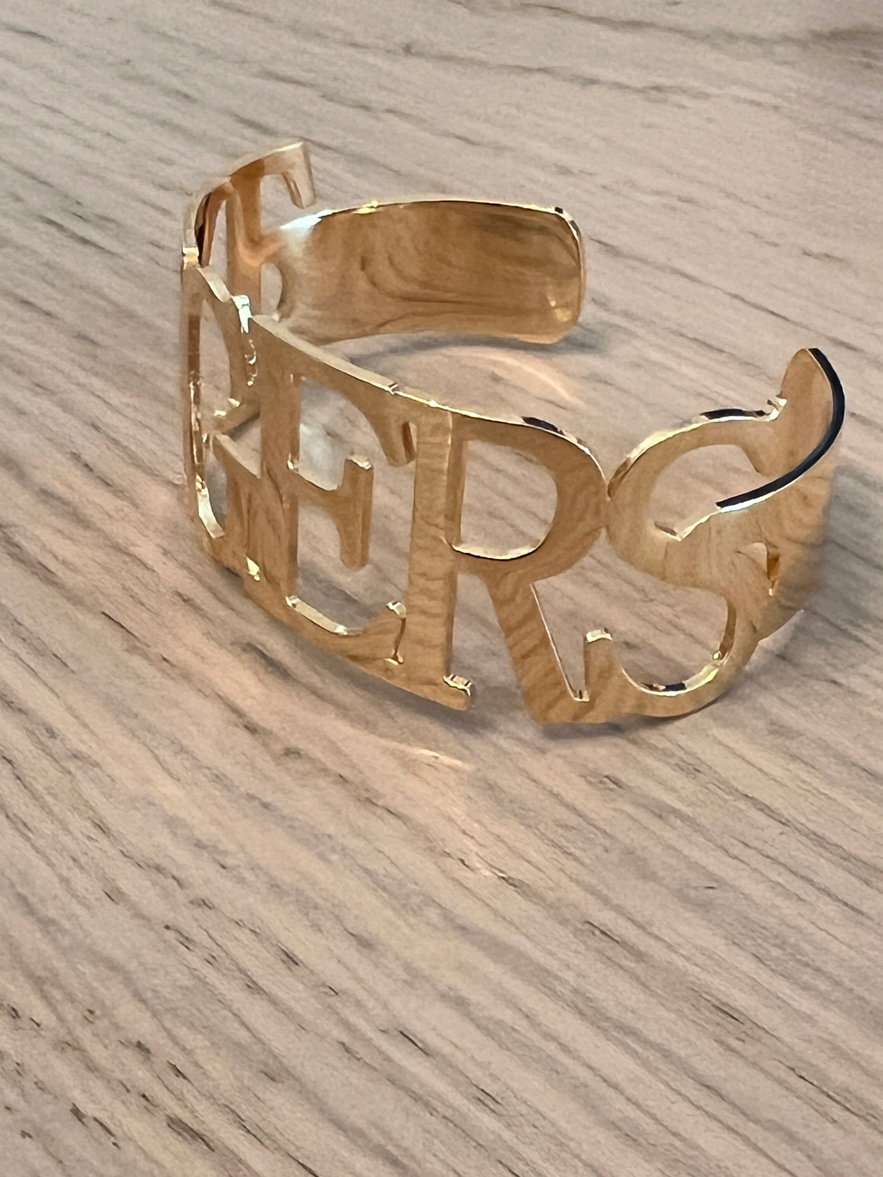 TIGERS Bangle Cuff Bracelets All Caps Go Tigers -Sizeable