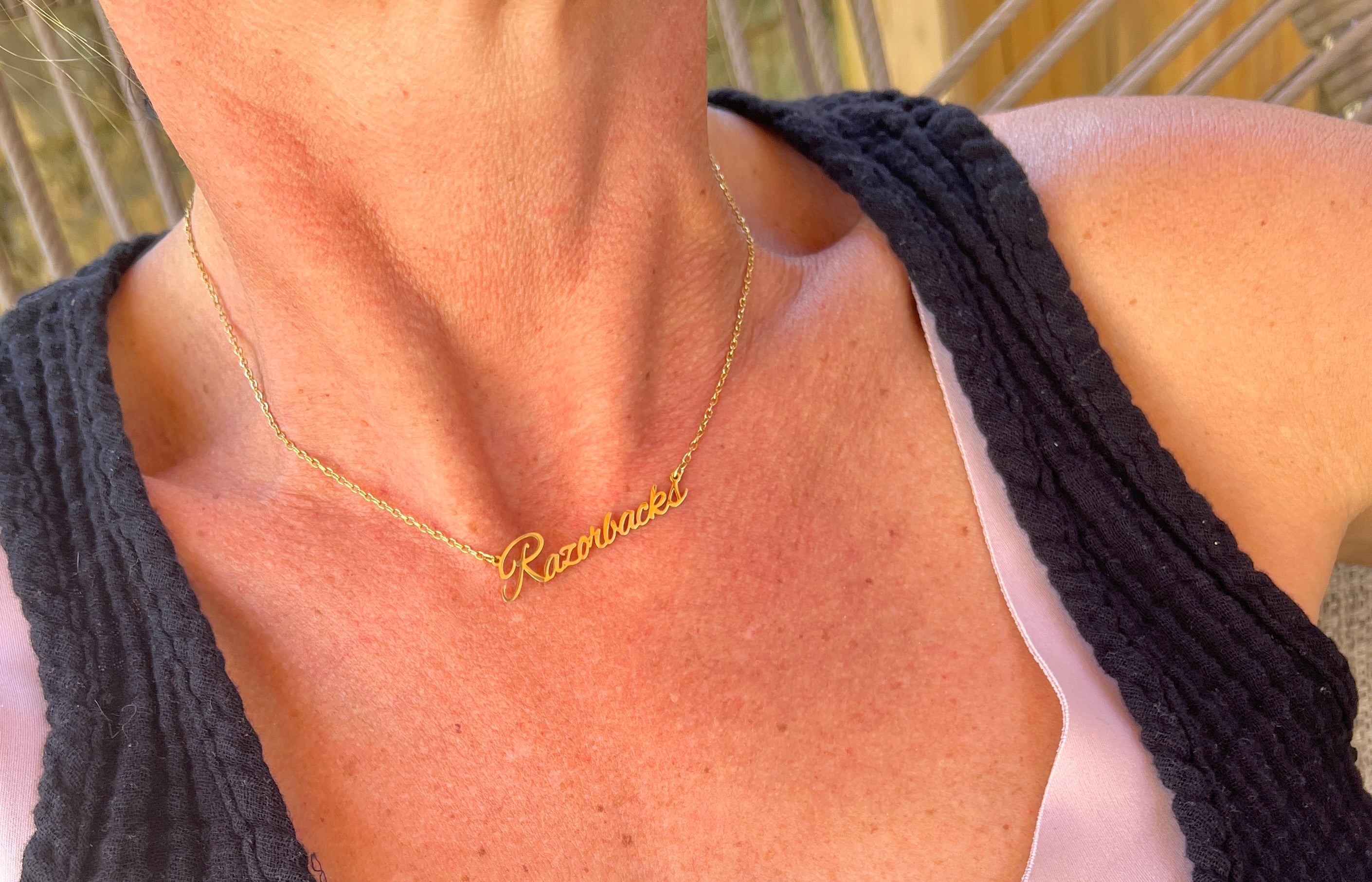 Arkansas Razorbacks Necklace - Razorback GameDay Perfect Gift for Razorback Fans