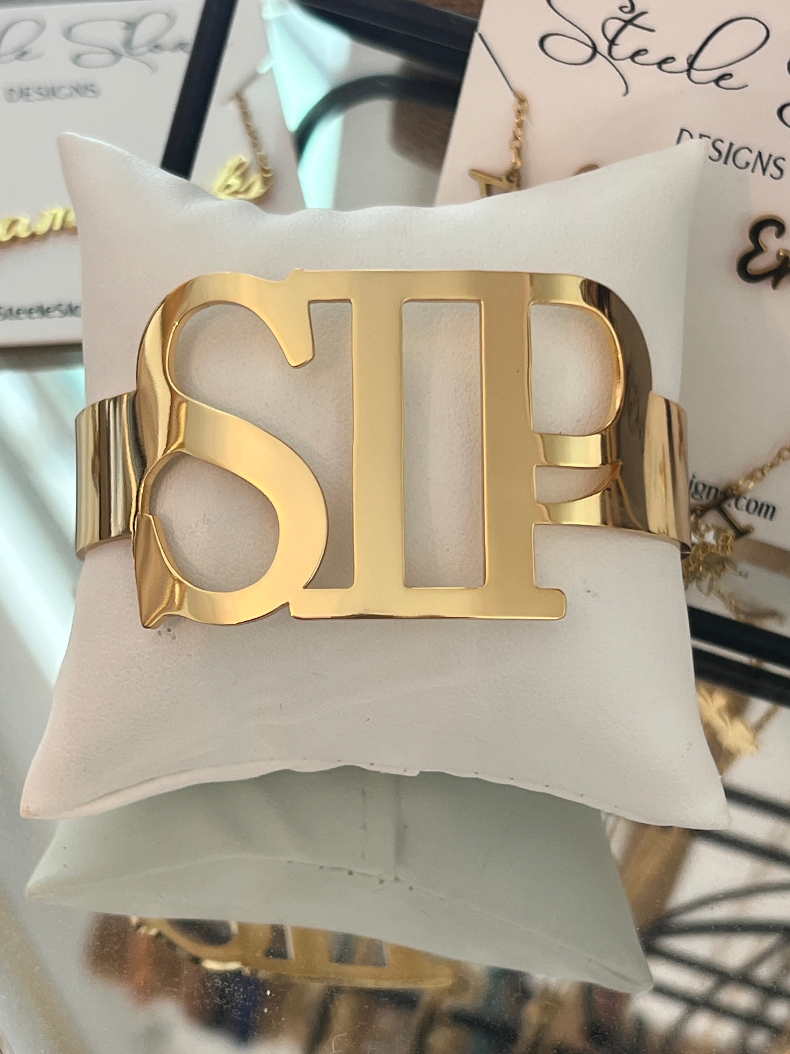 SIP Cuff Bracelet - Sizable - Tarnish Resistant - Rebels Gameday