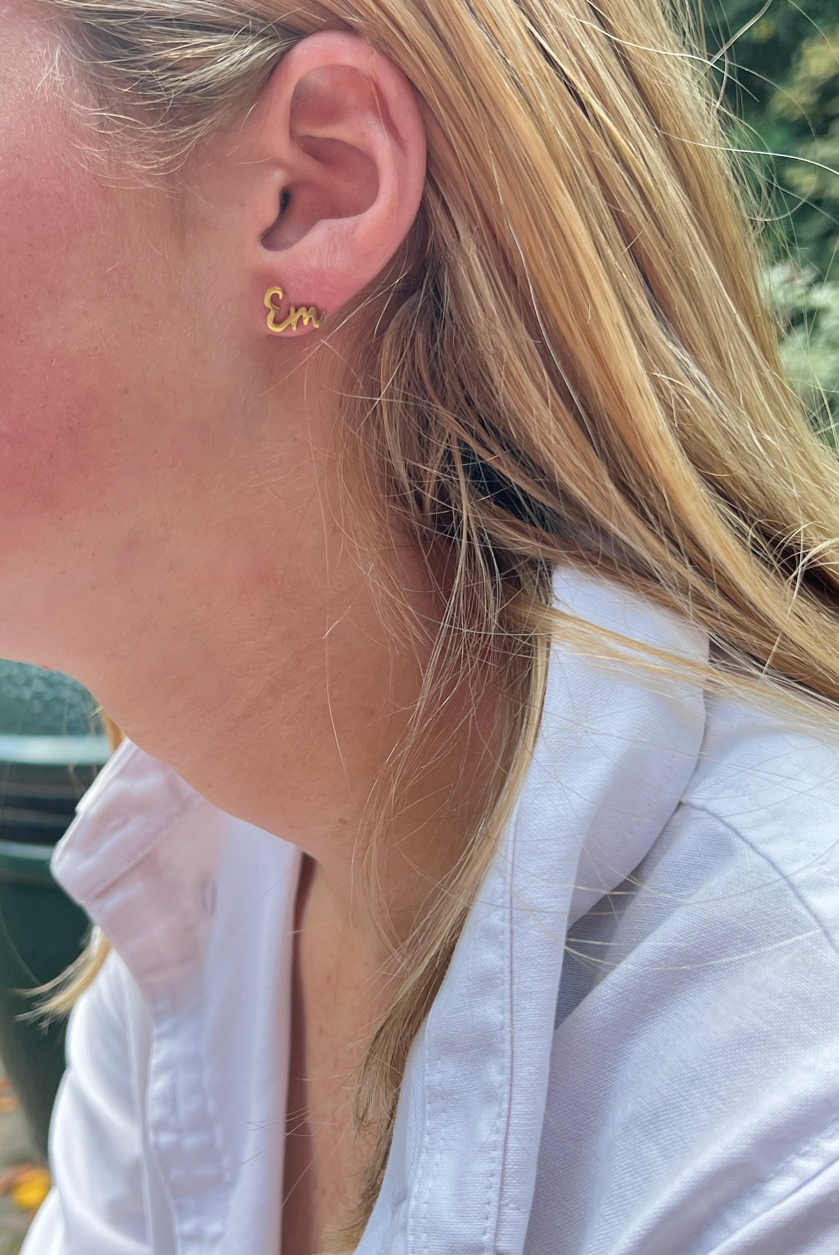Wreck Em Texas Tech Red Raiders Hypoallergenic Gold Stud Earrings