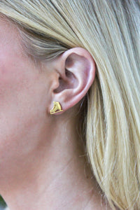 Ice Skater earrings, cute gold earrings, ice skater gift, Figure Skating earrings - Hypoallergenic