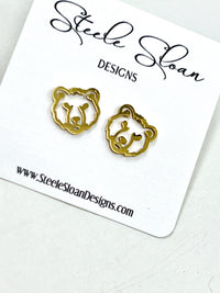 Bear Earrings - Go Bears! Golden Bears, Grizzlies, Bears Football, Golden Bears, Chicago Bears