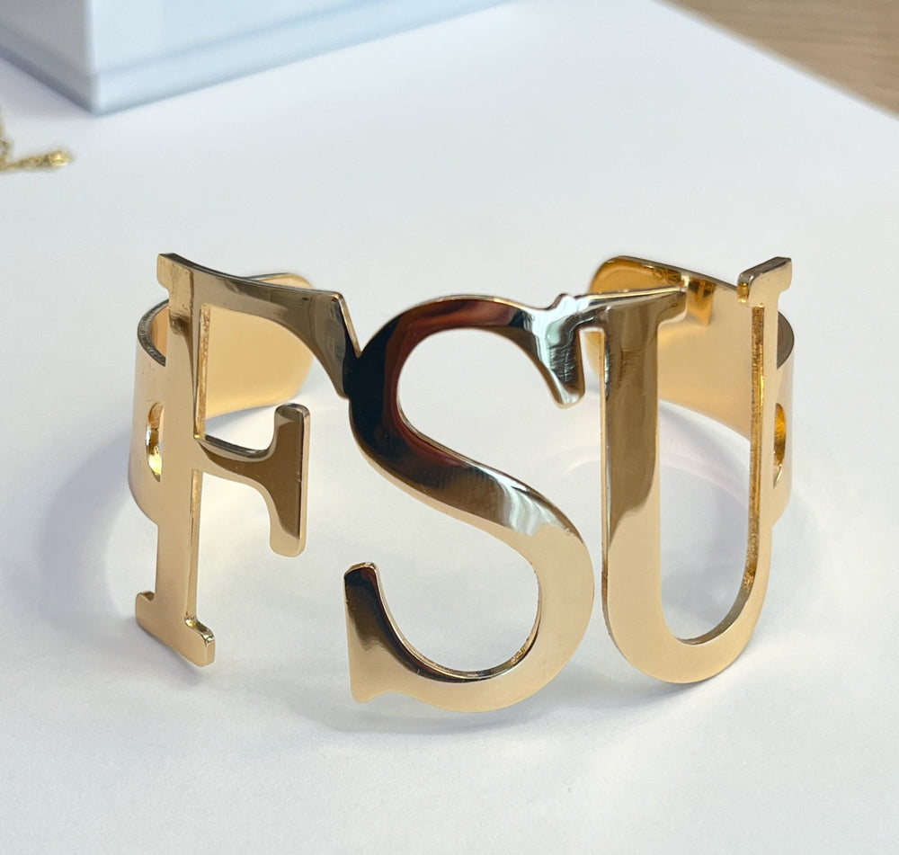 NEW! Florida State FSU Bangle Bracelets Cuff Bracelets Go Noles GameDay