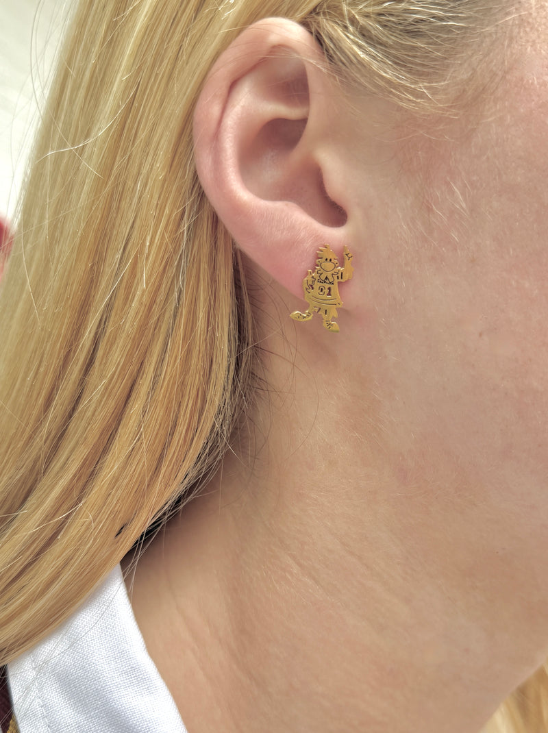 South Carolina Cocky Gamecocks Earrings Hypoallergenic Cute Gamecock Gift