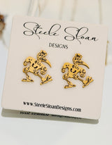 University of Miami Sebastian the Ibis Earrings: Sebastian Mascot Gameday Jewelry