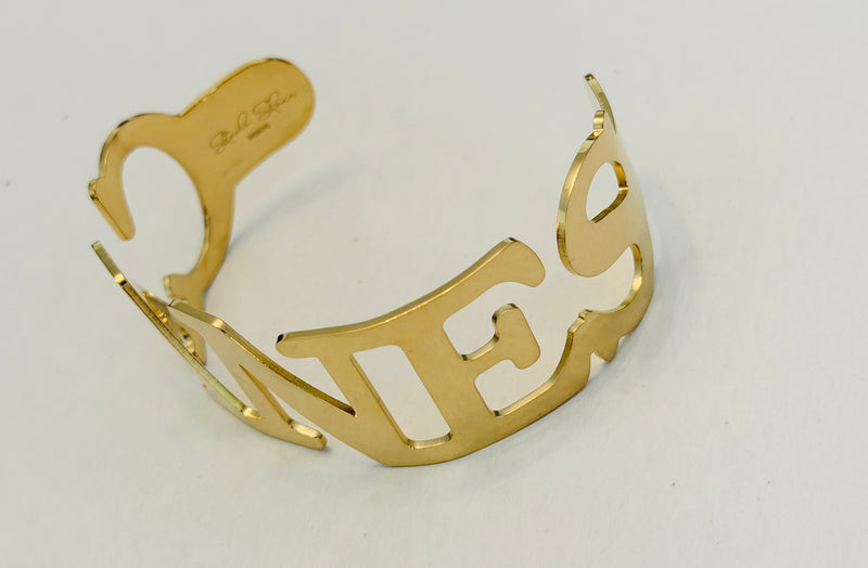 Miami Hurricanes Jewelry Sizeable Cuff CANES Bracelet - Go Canes!
