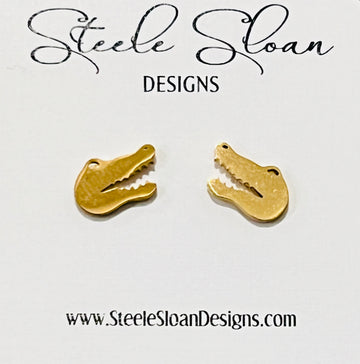 Cute Gator Earrings! Alligator Earrings, Gators Gift, Gator Football, Gator Baseball Earrings