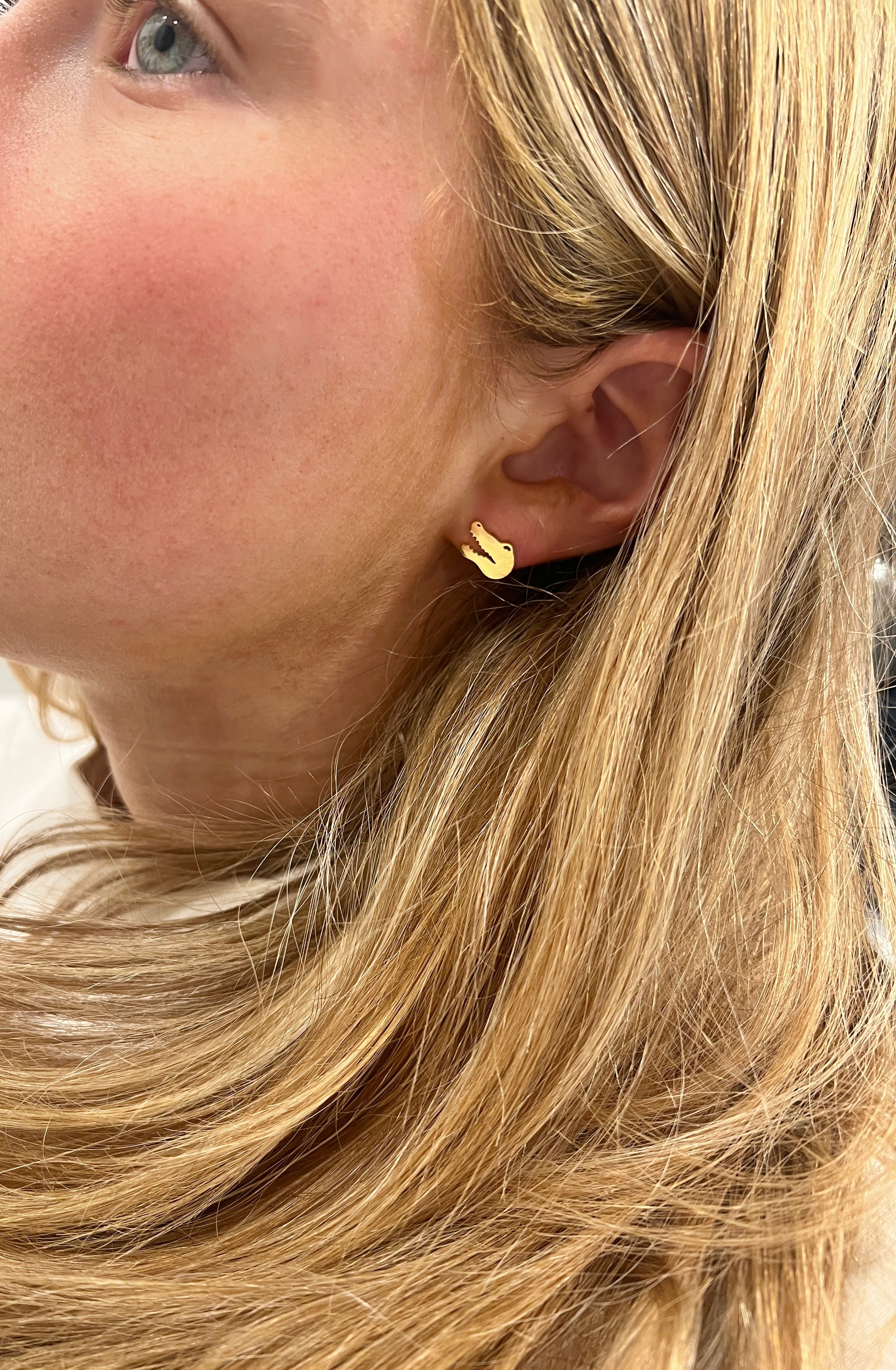 Cute Gator Earrings! Alligator Earrings, Gators Gift, Gator Football, Gator Baseball Earrings