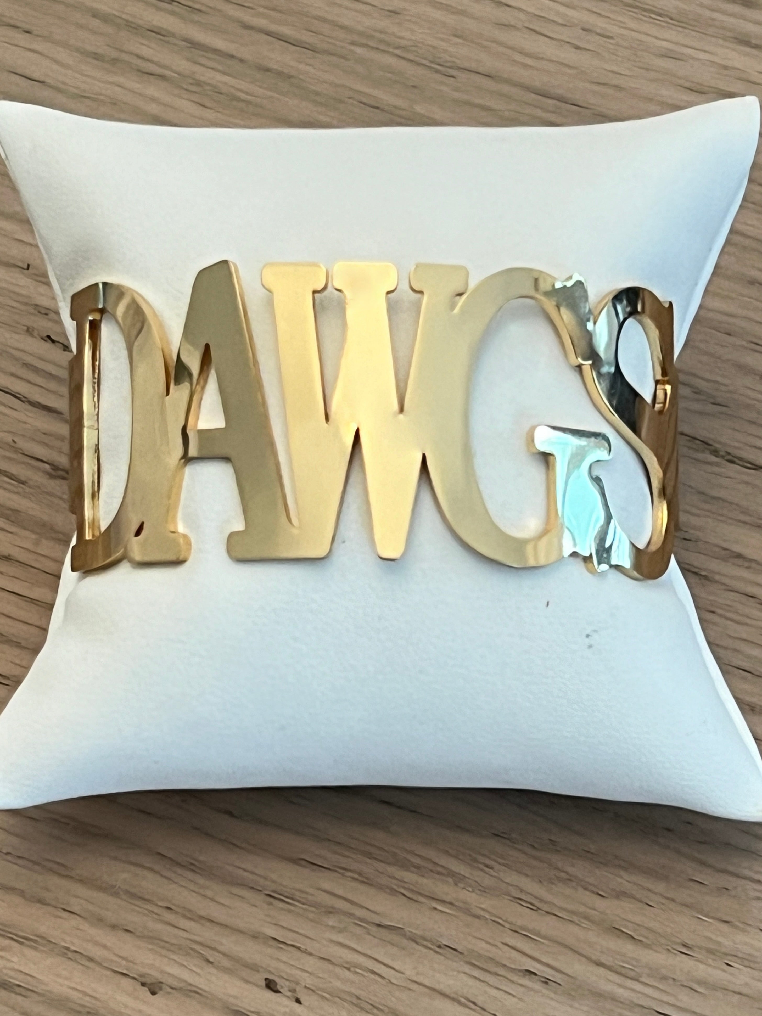 DAWGS Bangle Bracelets Tarnish Resistant Stainless Steel Dawgs Gameday