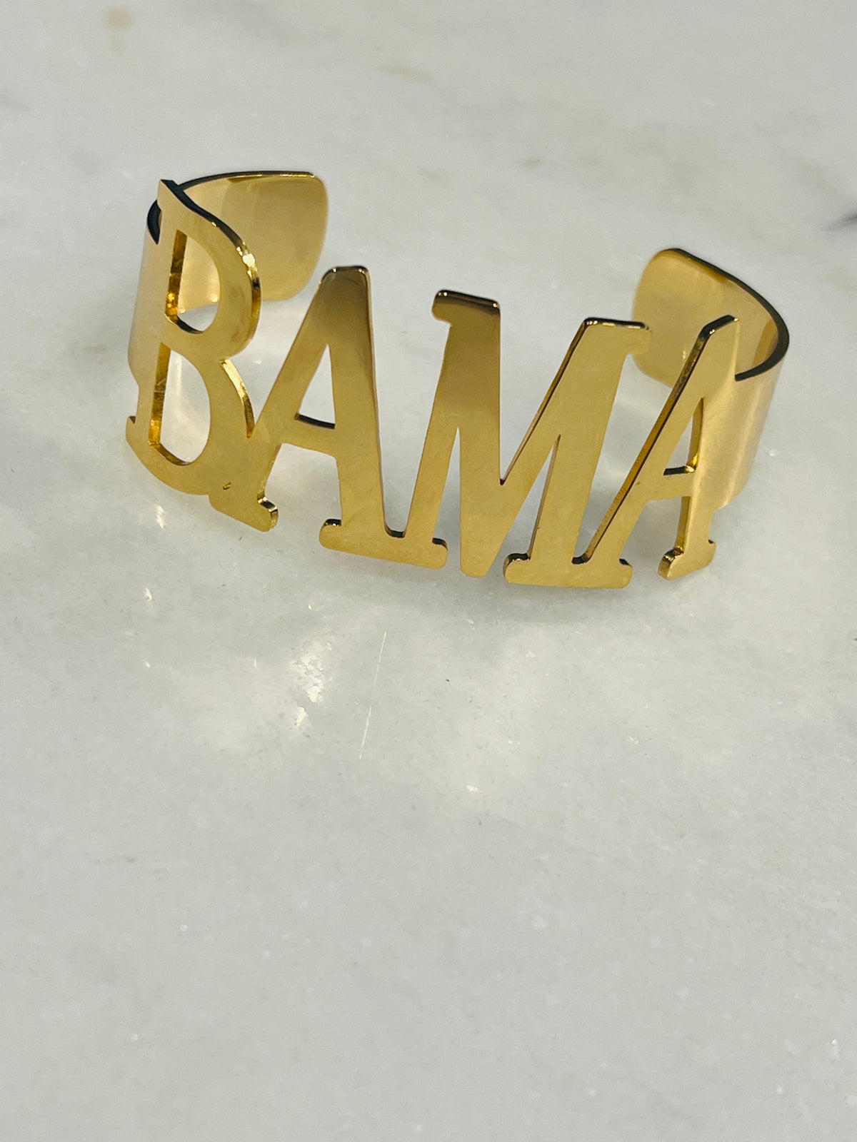 Alabama Bama Bangle Bracelets – Tarnish-Resistant Stainless Steel – Officially Licensed Roll Tide Jewelry