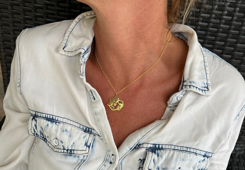 Rameses Pendant Necklace- TarHeels - UNC Necklace -Go Heels - UNC Gameday - Gift for UNC Fan