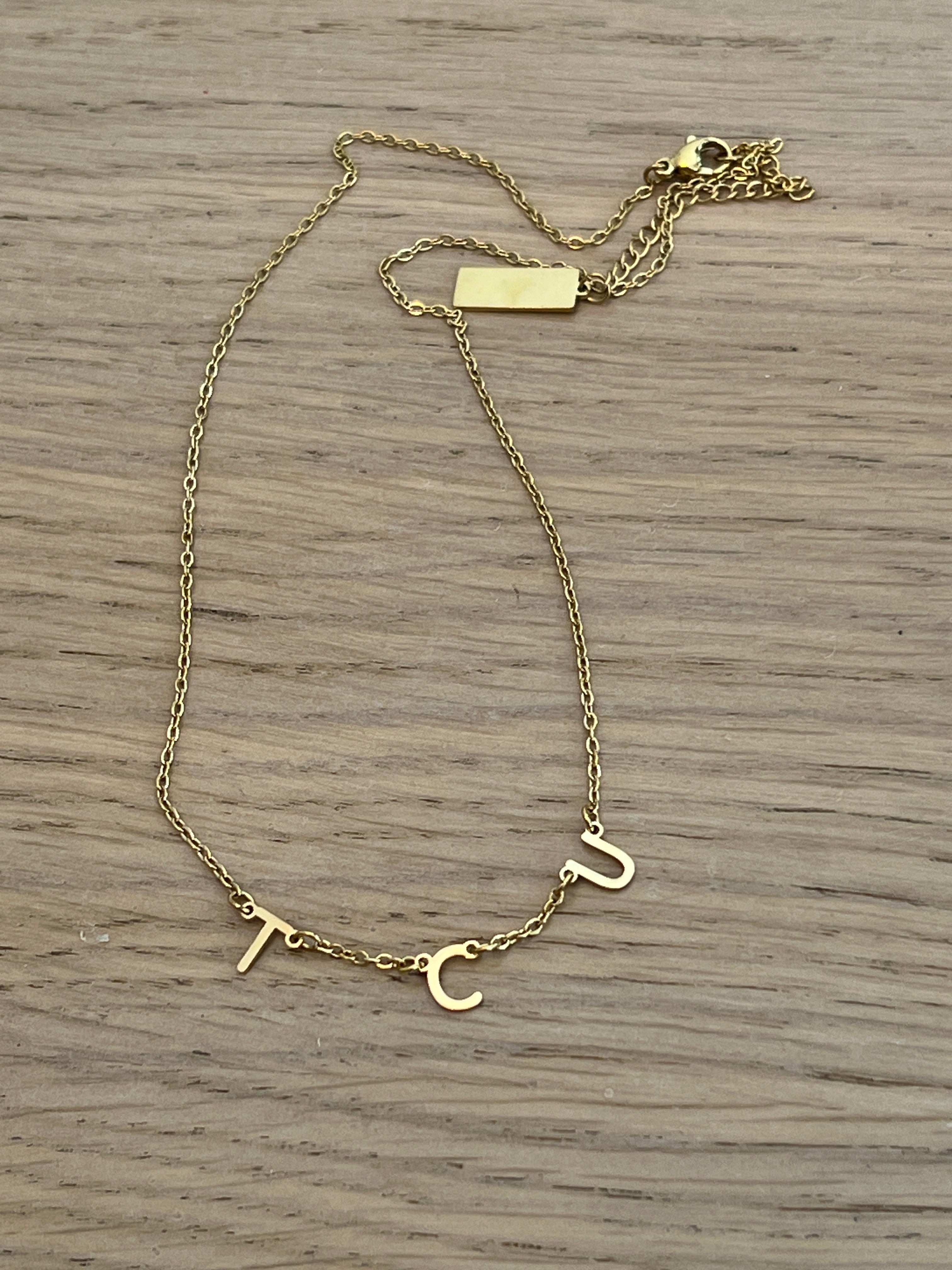 TCU Charm Necklace Gold Texas Christian University Dangle Layer Necklace perfect for Horned Frogs Fans Officially Licensed