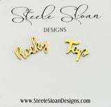 Rocky Top Earrings- University of Tennessee Knoxville, UT Gameday, Hypoallergenic