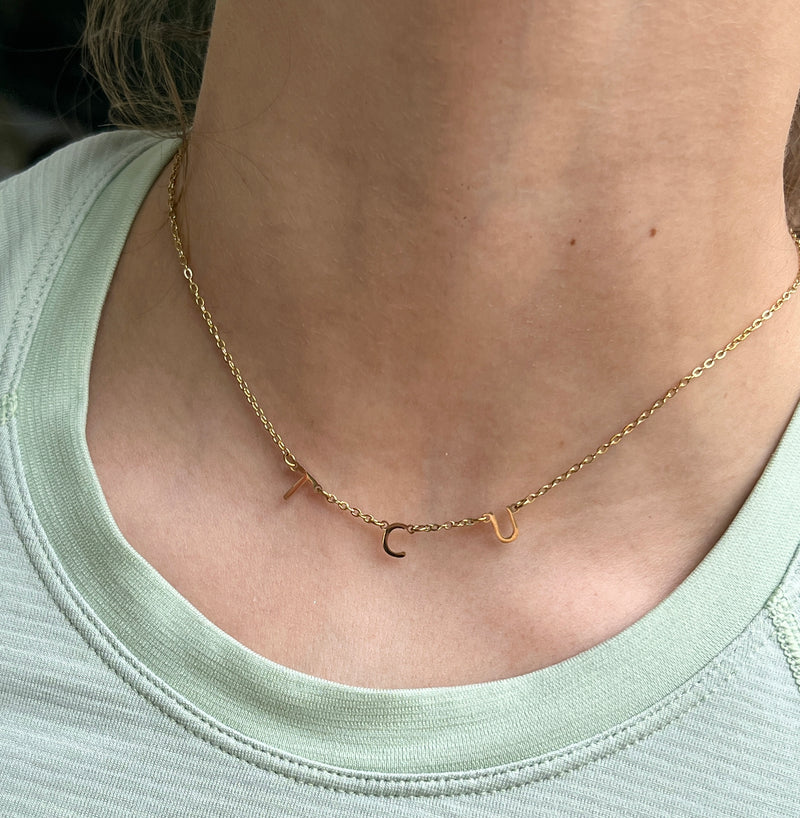 TCU Charm Necklace Gold Texas Christian University Dangle Layer Necklace perfect for Horned Frogs Fans Officially Licensed