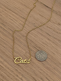Cats Name Necklace - Cats Fans -Cats Team Necklace Team Gift