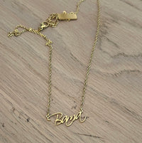 Alabama Girl Gift Set – Personalized Bama Name Necklace + Gold Bama Jewelry + Roll Tide Earrings – Hypoallergenic Tarnish-Resistant Bama Gift Set