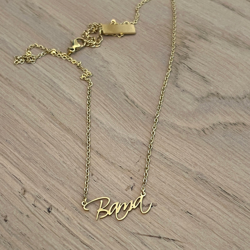Alabama Girl Gift Set – Personalized Bama Name Necklace + Gold Bama Jewelry + Roll Tide Earrings – Hypoallergenic Tarnish-Resistant Bama Gift Set