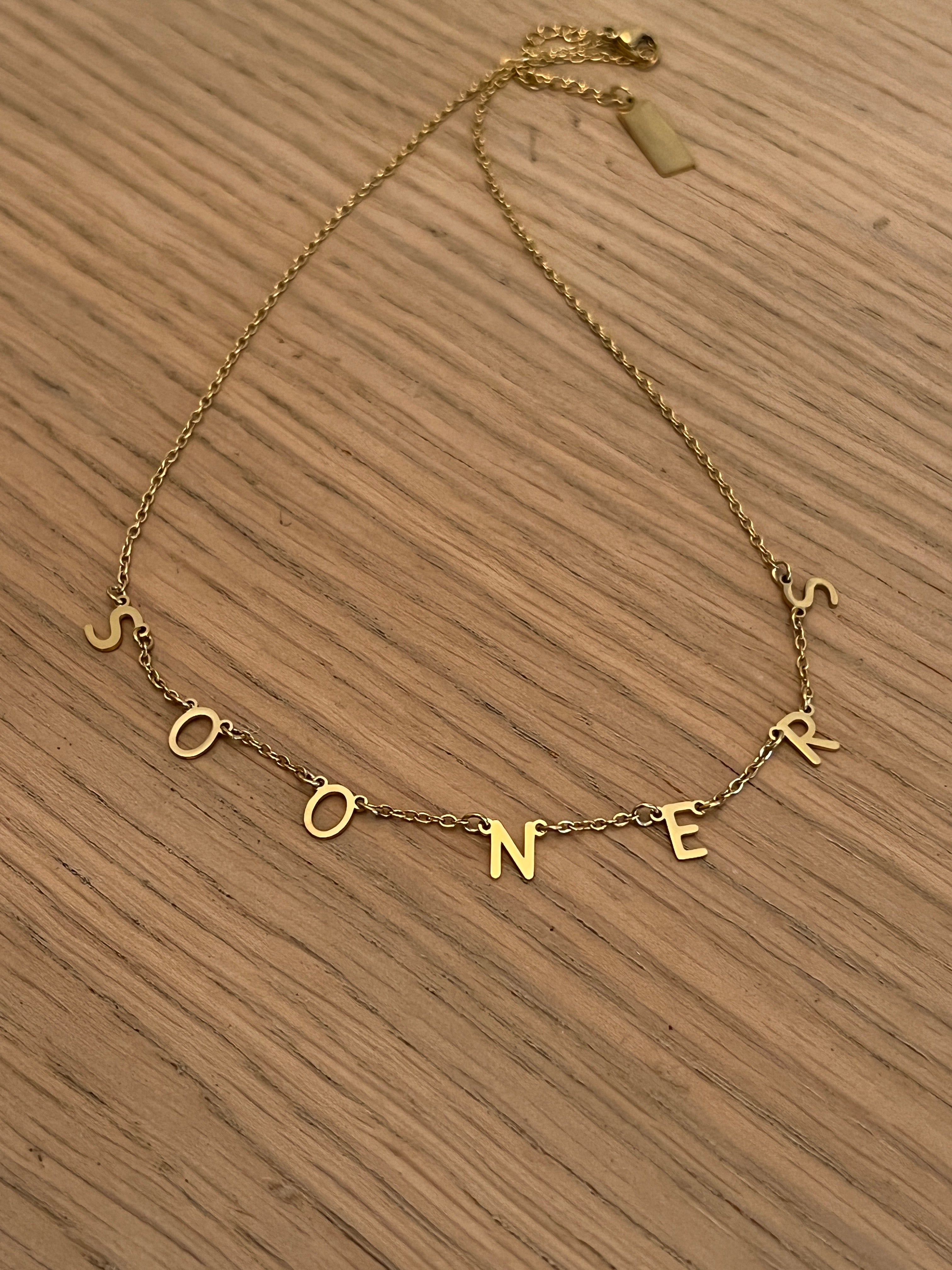 Oklahoma Sooners Necklace Sooners GameDay Spirit Gift Oklahoma Boomer Sooner Gift University of Oklahoma Bound Oklahoma Gameday