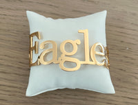 Eagles Bangle Cuff Bracelets Go Eagles GameDay Gift for Eagles Fans Sizeable Stainless Steel