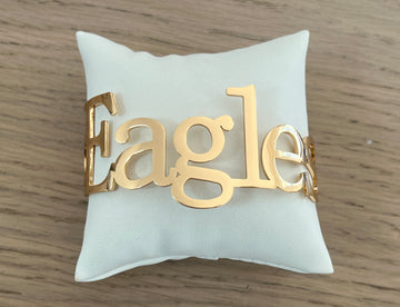 Eagles Bangle Cuff Bracelets Go Eagles GameDay Gift for Eagles Fans Sizeable Stainless Steel