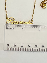 Arkansas Razorbacks Necklace - Razorback GameDay Perfect Gift for Razorback Fans