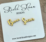 Boomer Sooner University of Oklahoma GameDay Earrings