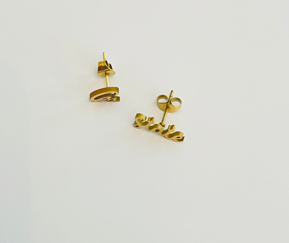 Go STATE Cute Earrings for State Teams State Gameday Hypoallergenic