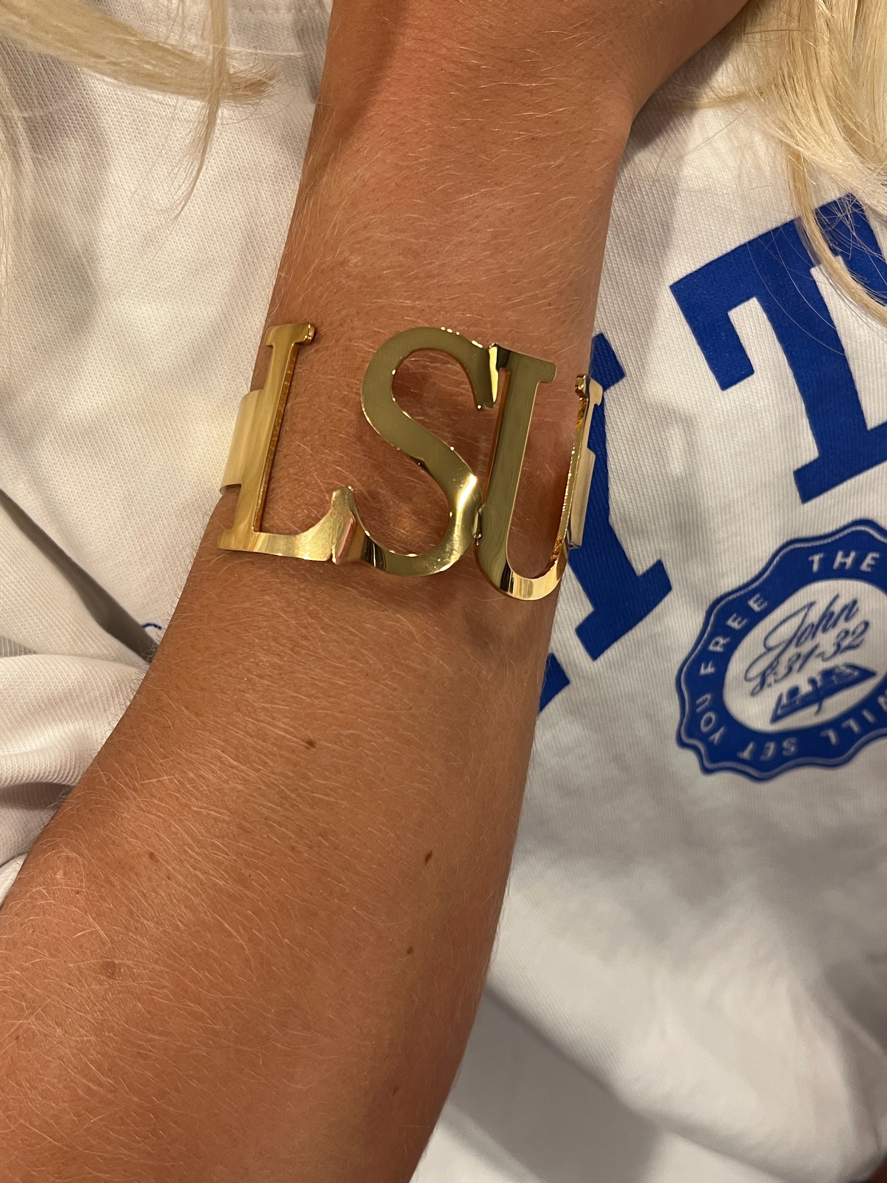 LSU Bracelet - Geaux Tigers Louisiana State University GameDay
