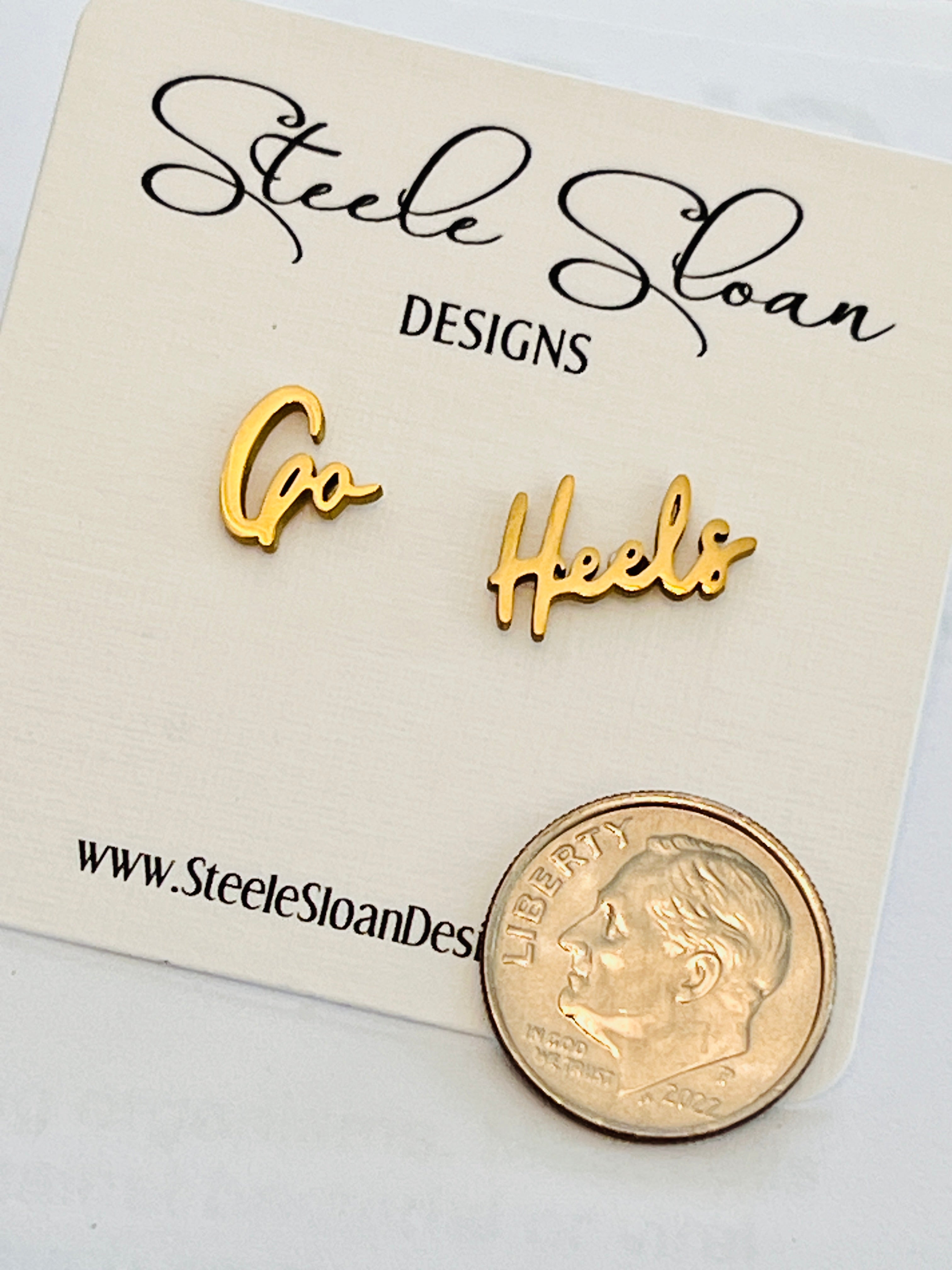 Go Heels Earrings Perfect Gift for TarHeels Fans UNC Gameday