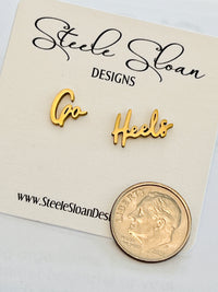 Go Heels Earrings Perfect Gift for TarHeels Fans UNC Gameday