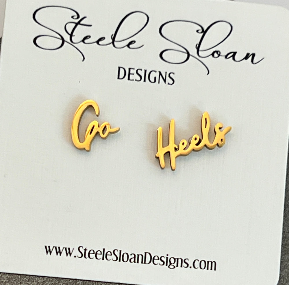 Go Heels Earrings Perfect Gift for TarHeels Fans UNC Gameday