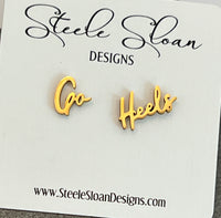 Go Heels Earrings Perfect Gift for TarHeels Fans UNC Gameday