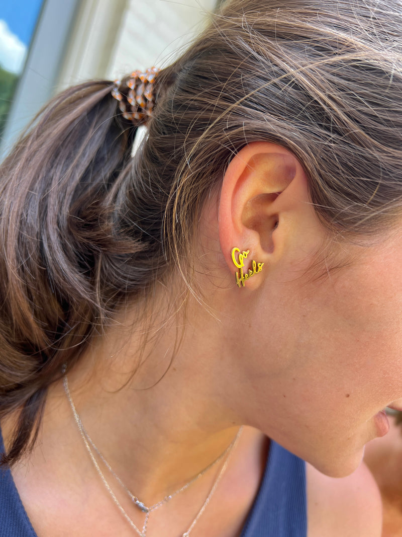 Go Heels Earrings Perfect Gift for TarHeels Fans UNC Gameday