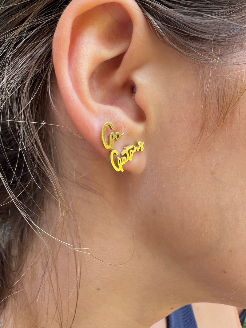 Go Gators Cute Gator Team Spirit Earrings, Gator Gameday, Hypoallergenic