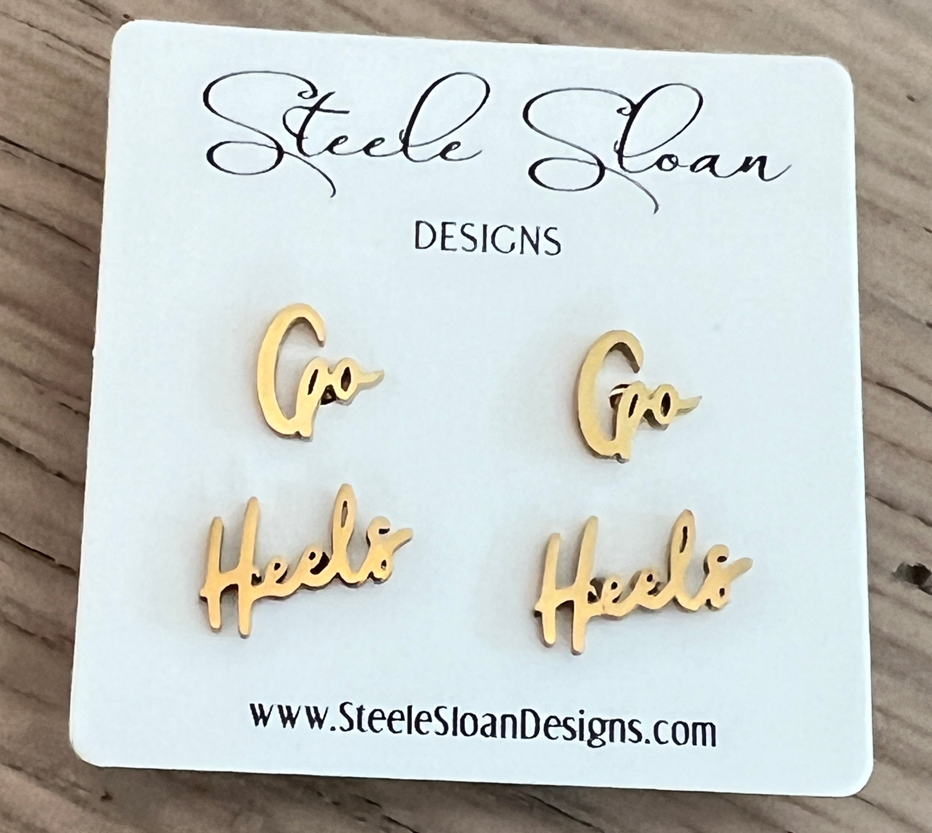 Go Heels Earrings Perfect Gift for TarHeels Fans UNC Gameday