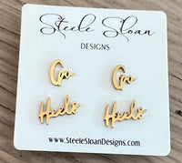 Go Heels Earrings Perfect Gift for TarHeels Fans UNC Gameday