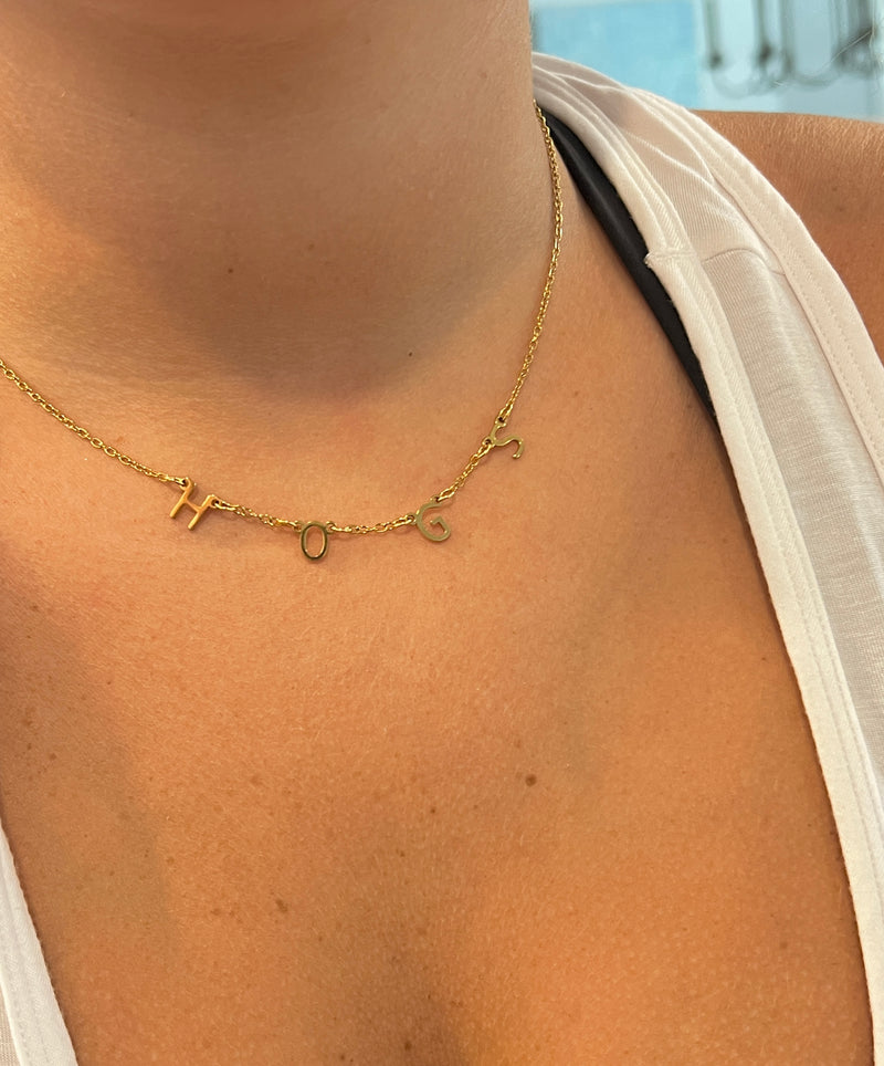 University of Arkansas HOGS Charm Necklace Arkansas Gameday