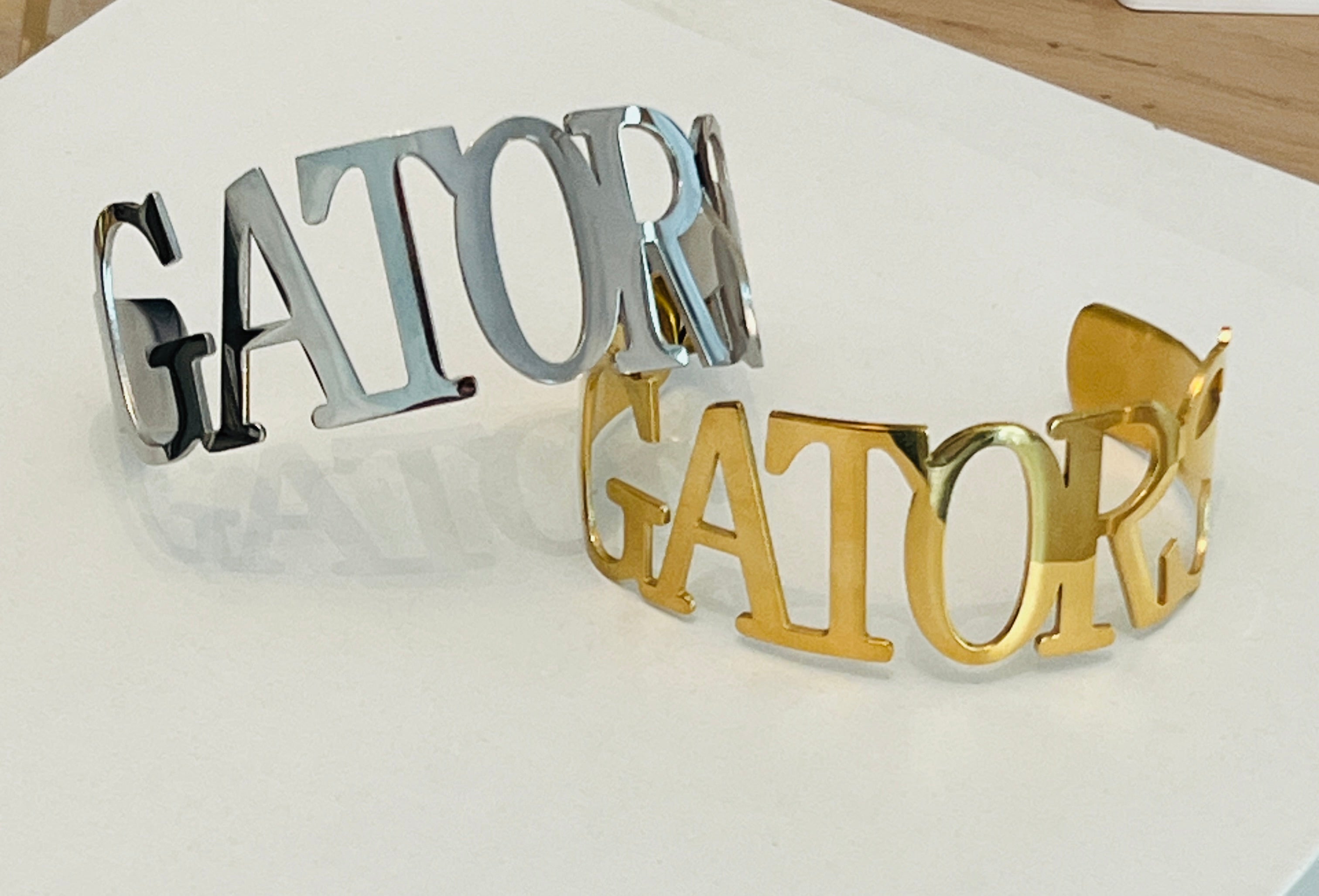 GATORS Cuff Bracelet - Gators Teams Gameday Go Gators