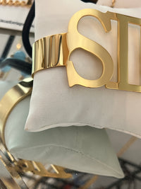 SIP Cuff Bracelet - Sizable - Tarnish Resistant - Rebels Gameday
