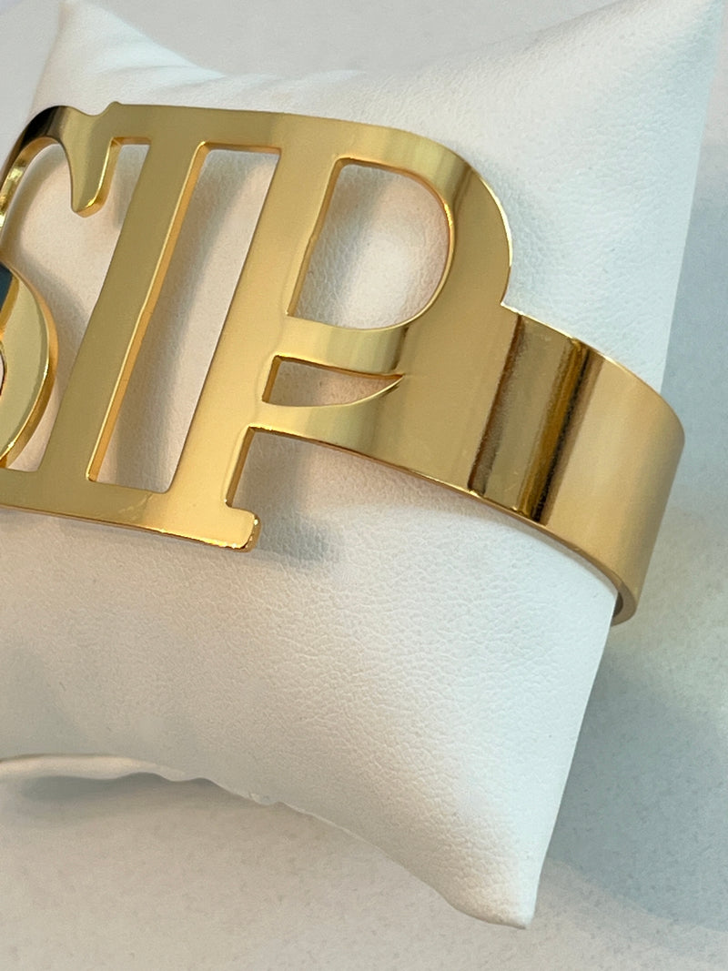 SIP Cuff Bracelet - Sizable - Tarnish Resistant - Rebels Gameday