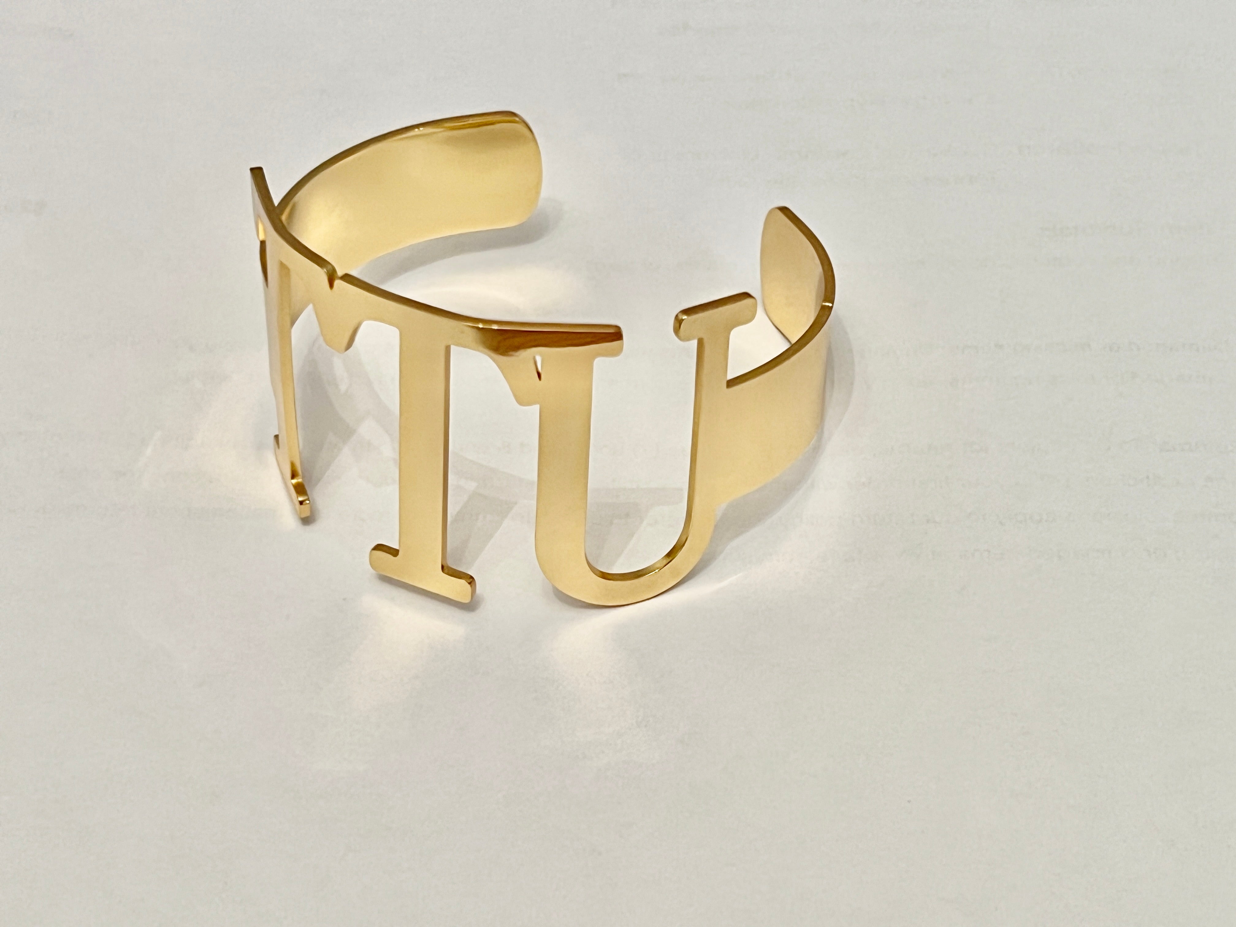Texas Tech TTU Cuff Bracelet Red Raiders Gameday Sizeable Tarnish Resistant